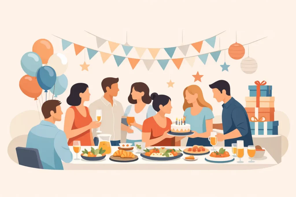 A Small Birthday Brunch Party Example for 10